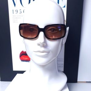 COACH Brown and Gold Sunglasses